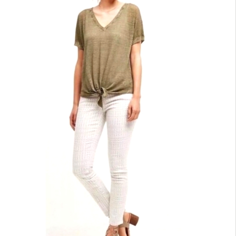 Anthropologie Pilcro Stet Floral Print Jeans 29